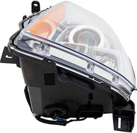 Set Of 2 Front Head Light Assembly Plastic Left Driver & Right Passenger Side Direct Replacement Compatible With 2010-2012 Cadillac SRX GM2503345 GM2502345 22853873 22853872