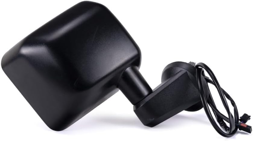 Front Power Mirror Manual Folding Heated Textured Right Passenger Side Direct Replacement Compatible With 2015-2018 Jeep Wrangler CH1321390 68249846AD 68249846AC