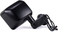 Front Power Mirror Manual Folding Heated Textured Right Passenger Side Direct Replacement Compatible With 2015-2018 Jeep Wrangler CH1321390 68249846AD 68249846AC