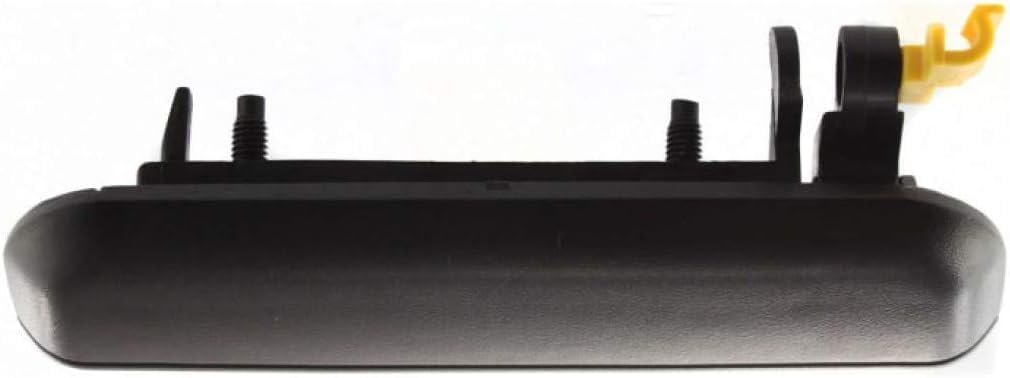 Front Exterior Door Handle Textured Left Driver Side Direct Replacement Compatible with 1995-1999 Toyota Tercel TO1310103 6922016120