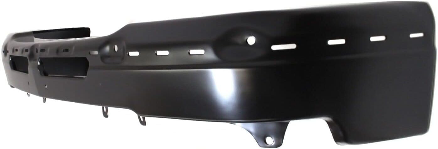 Front Bumper Primed + Upper Cover + Lower Valance Textured + Filler Left Driver & Right Passenger Side Direct Replacement Compatible With 2003-2006 Chevrolet Silverado 1500 GM1051110