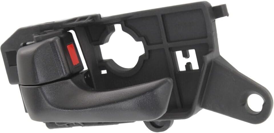 Front Interior Door Handel Textured Left Driver Side Direct Replacement Compatible with 2008-2010 Hyundai Sonata HY1352135 826103K520HZ