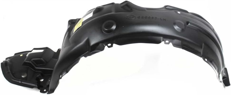 Front Fender Liner Vacuum Form Left Driver Side Direct Replacement Compatible With 2009-2010 Toyota Corolla TO1248149 5387602260
