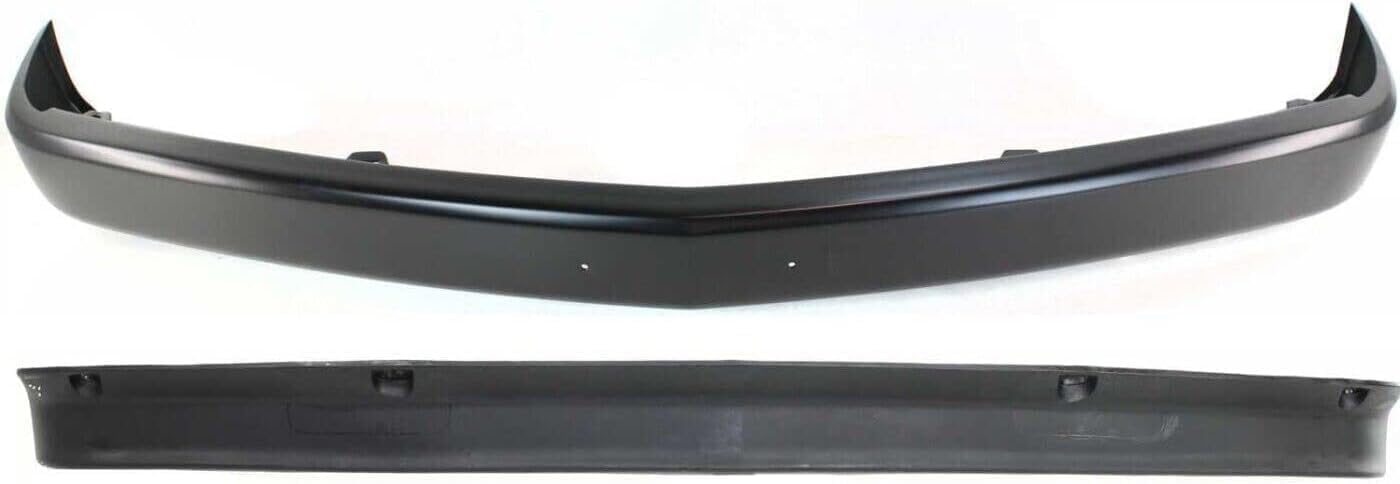 AUTOS PARTS PLUS Front Bumper Face Bar + Lower Valance Air Deflector Primed Direct Replacement Compatible With 1988-2000 Chevrolet C/K Series GM1090108 GM1002168 15569428 15607509