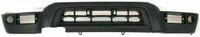 Front Bumper Chrome + Lower Valance Primed + Retainer + Support Brackets + Signal Lights Left And Right Side Direct Replacement Compatible With 1999-2002 Toyota 4Runner TO1066126