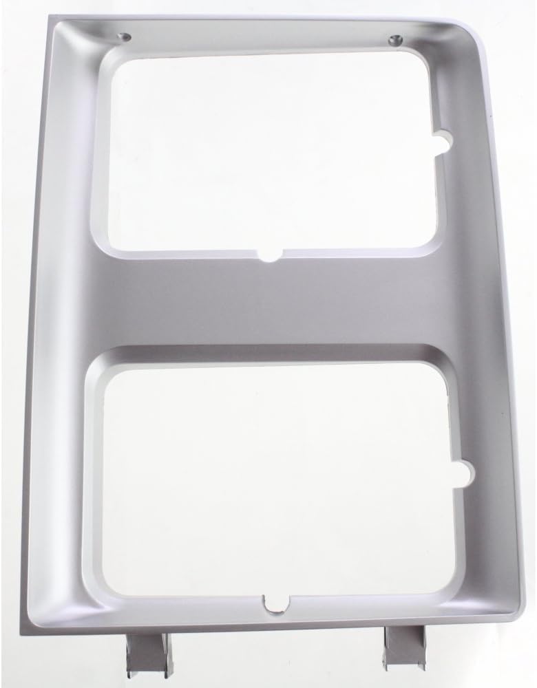 Front Head Light Door Bezel With Dual Headlamps Right Passenger Side Direct Replacement Compatible With 1985-1986 Chevrolet/GMC C/K Series / 1987-1988 R/V Series GM2513126