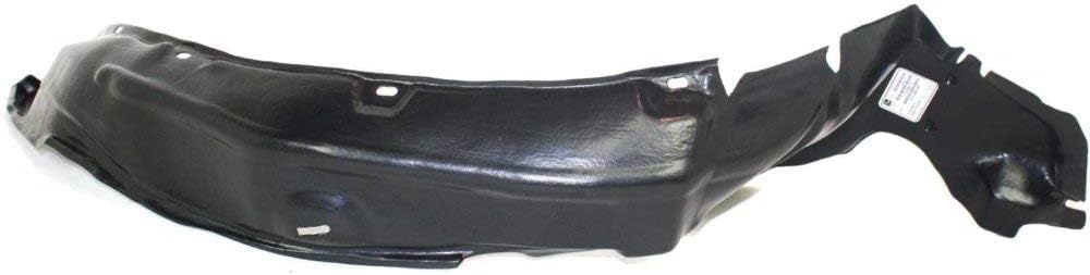 Front Fender Liner Right Passenger Side Direct Replacement Compatible with 1988-1991 Honda Civic HO1249108 74101SH3010