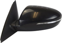 Front Power Mirror Manual Folding Non-Heated Primed Left Driver Side Direct Replacement Compatible With 2011-2013 Kia Optima KI1320152 876102T110