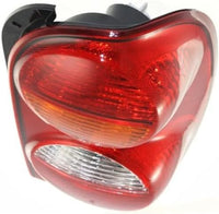 Set Of 2 Tail Light Assembly Plastic Left Driver & Right Passenger Side Direct Replacement Compatible With 2002-2004 Jeep Liberty CH2801149 CH2800149 55155828AH 55155829AH