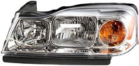 Set Of 2 Front Head Light Assembly Halogen Left Driver & Right Passenger Side Direct Replacement Compatible With 2006-2007 Saturn Vue GM2518143 GM2519143 15877671 15877672