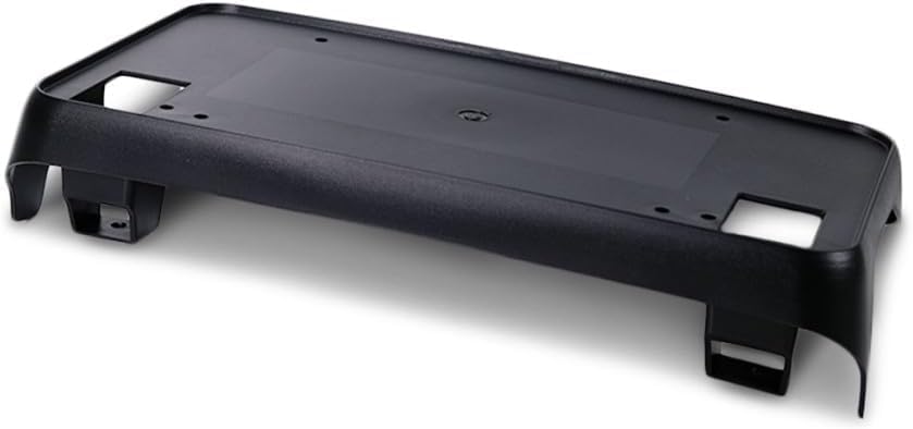 Front License Plate Bracket Plastic Direct Replacement Compatible with 2016-2018 Chevrolet Silverado 1500/2019 LD GM1068172 23354526