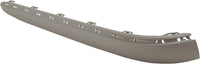 Rear Bumper Face Bar Molding Without Chrome Insert Left Driver Side Direct Replacement Compatible With 2003-2006 Mercedes Benz E-Class MB1158108 2118800312