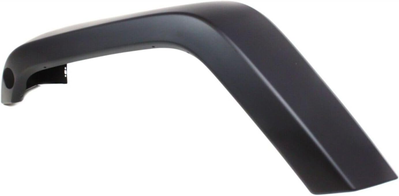 Front Fender Flare Primed Left Driver Side Direct Replacement Compatible With 2007-2018 Jeep Wrangler CH1268108 5KC87TZZAJ 5KC87TZZAH
