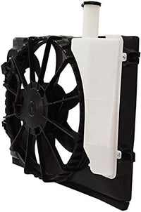 Front Radiator Cooling Fan Assembly Plastic Direct Replacement Compatible with 2018-2021 Hyundai Kona HY3115162 25380J9200