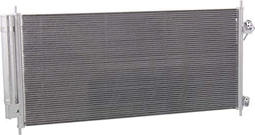 Front A/C Condenser Aluminum Core Direct Replacement Compatible With 2009-2014 Honda Fit HO3030153 80110TK6A01