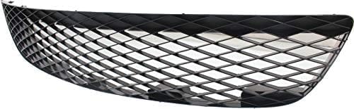 Front Bumper Grille Textured Plastic Direct Replacement Compatible With 2004-2006 Mazda 3 MA1036115 BN8F501T1A