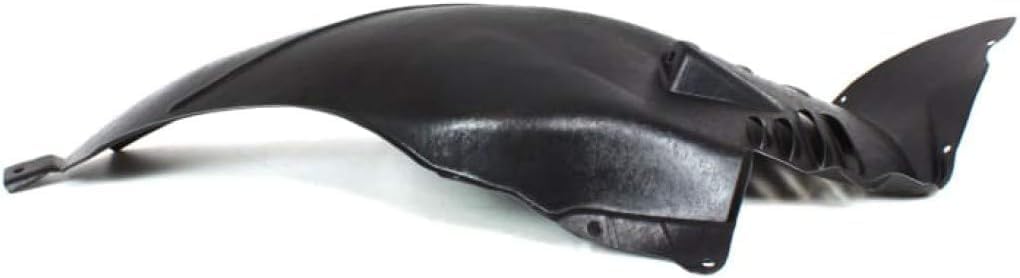 Front Section Fender Liner Right Passenger Side Direct Replacement Compatible with 2007-2010 Mercedes Benz CL-Class MB1249121 2166901030