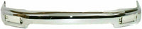 Front Bumper Chrome Steel + Lower Valance Panel Primed + Signal Lights Right Passenger & Left Driver Side Direct Replacement Compatible With Toyota 4Runner 1996-1998 TO1002162