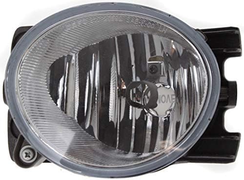 Set Of 2 Front Fog Light Plastic Lens and Housing Left Driver & Right Passenger Side Direct Replacement Compatible With 2009-2011 Honda Pilot HO2595100 HO2594100
