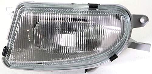 Set Of 2 Front Fog Light Assembly Right Passenger & Left Driver Side Direct Replacement Compatible With 1998-2000 Mercedes Benz C43 AMG / 2000-2002 E430 MB2592101 MB2593101 1708200156