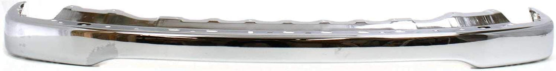Front Bumper Chrome Steel + Upper Filler + Lower Valance + Signal Lights Left Driver & Right Passenger Side Direct Replacement Compatible With 2001-2004 Toyota Tacoma TO1095196