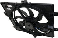 Front Radiator Cooling Fan Assembly Plastic Direct Replacement Compatible with 2012-2019 Nissan Versa / 2014-2019 Note NI3115143 214819KK0A