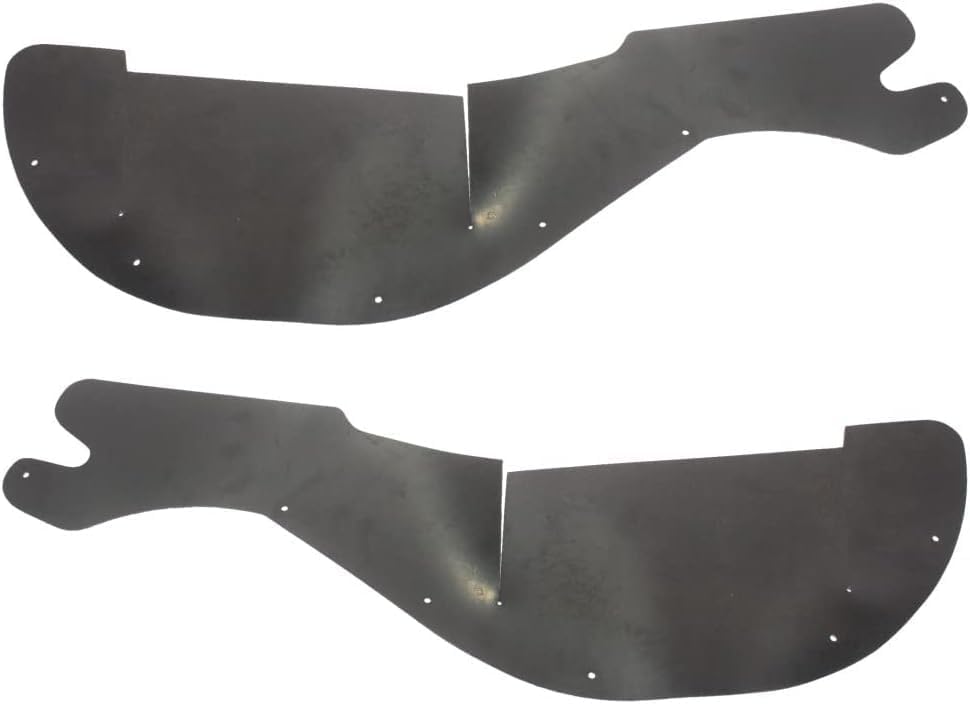Set Of 2 Front Fender Liner Left Driver & Right Passenger Side Direct Replacement Compatible With 1994-2004 Chevrolet S10 / GMC Sonoma GM1251130 GM1250130 15679118 15679117