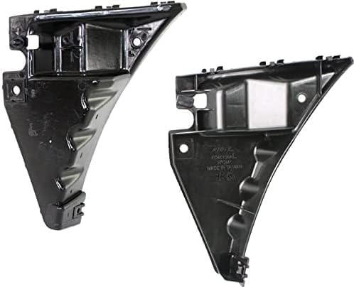 PARTS PLUS Set Of 2 Front Bumper Support Plastic Right Passenger & Left Driver Side Direct Replacement Compatible With 2010-2014 Ford Mustang FO1026109 FO1027109 AR3Z17C861B AR3Z17C861A