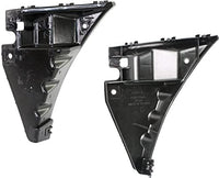 PARTS PLUS Set Of 2 Front Bumper Support Plastic Right Passenger & Left Driver Side Direct Replacement Compatible With 2010-2014 Ford Mustang FO1026109 FO1027109 AR3Z17C861B AR3Z17C861A