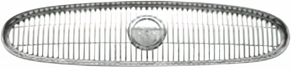 Front Grille Chrome Shell And Insert Direct Replacement Compatible With 2000-2005 Buick LeSabre GM1200427 25767965