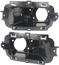 Set of 2 Front Fog Light Bracket Textured Left Driver & Right Passenger Side Direct Replacement Compatible with 2014-2015 Chevrolet Silverado 1500 GM2603102 GM2602102 22944875