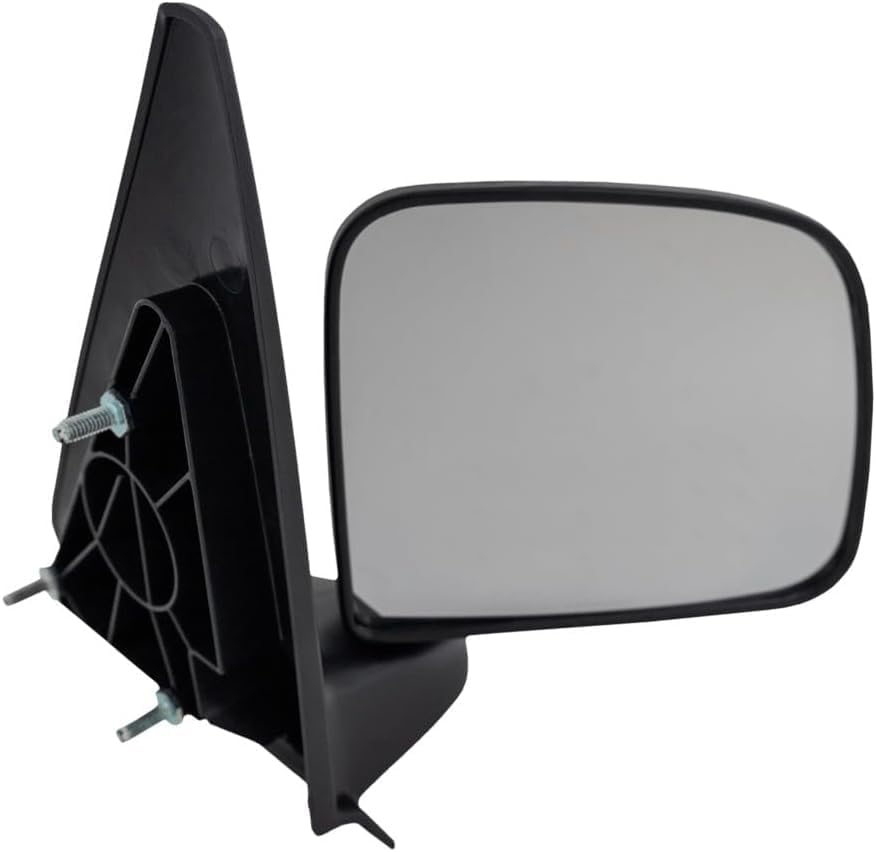 Front Mirror Manual Folding Non-Heated Textured Left Driver Side Direct Replacement Compatible With 1993-2005 Ford Ranger / 1994-2002 Mazda FO1320156 F87Z17683SAB