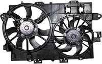 Front Radiator Dual Fan Assembly Direct Replacement Compatible with 2006-2008 Chevrolet Equinox/Pontiac Torrent GM3115204 GM3110160 19130470-PFM 19130470 19130471 19129813 19129814