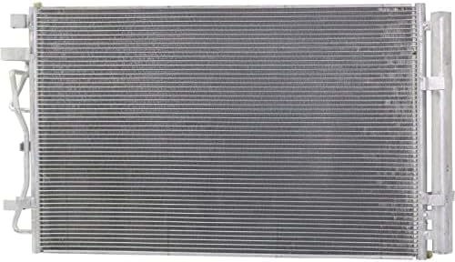 Front A/C Condenser Aluminum Direct Replacement Compatible With 2014-2016 Kia Soul KI3030131 97606B2001