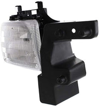 Front Headlights Assembly + Corner Lamp Right Passenger & Left Driver Side Direct Replacement Compatible With 1998-2003 Dodge Ram Full Size Van CH2503118 CH2502118 CH2520132 CH2521132