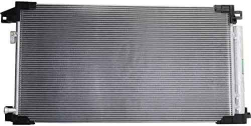 Front A/C Condenser Aluminum Core Direct Replacement Compatible With 2016-2022 Toyota Prius / 2020-2021 Corolla TO3030331 8846010320