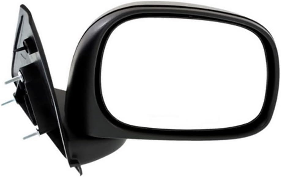Front Power Mirror Non-Towing Manual Adjust Textured Right passenger Side Direct Replacement Compatible With 2002-2009 Dodge Ram 1500/2003-2009 2500 3500 CH1321202 55077438AJ