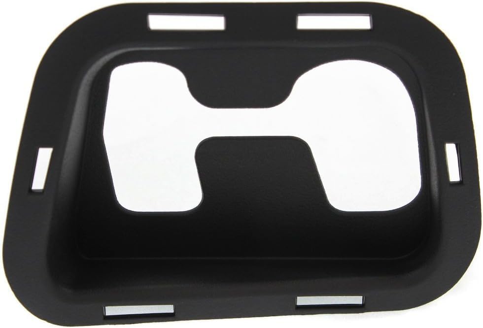 Front Bumper Tow Hook Cover Textured Left Driver Side Direct Replacement Compatible With 2007-2014 Chevrolet Tahoe GM1029102 15893976