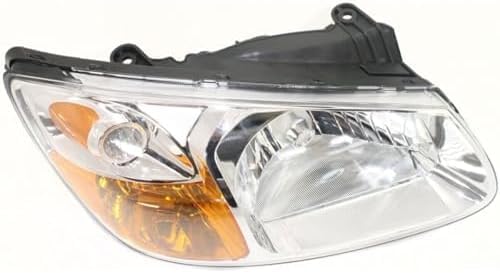 Set Of 2 Front Headlight Assembly Right Passenger & Left Driver Side Direct Replacement Compatible With 2007-2009 Kia Spectra KI2502128 KI2503128 921012F530 921022F530
