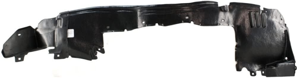 Front Fender Liner Rear Section Left Drive Side Direct Replacement Compatible With 2000-2003 Mercedes Benz CLK-Class MB1248141 2086901730
