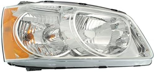 Set Of 2 Front Head Light Assembly Plastic Left Driver & Right Passenger Side Direct Replacement Compatible With 2006-2009 Pontiac Torrent GM2502284 GM2503284 15890727 15890728