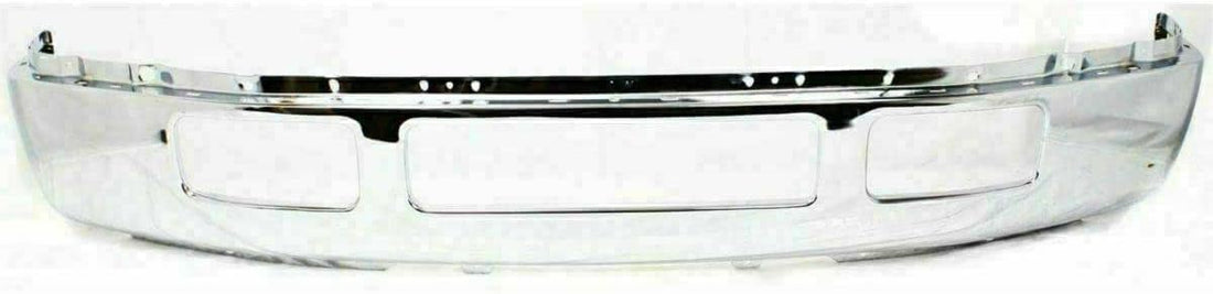 AUTOS PARTS PLUS Front Bumper Chrome + Outer & Mounting Plate Brackets Right Passenger & Left Driver Side Direct Replacement Compatible With 2005-2007 Ford F-Series Super Duty FO1002392 FO1067163