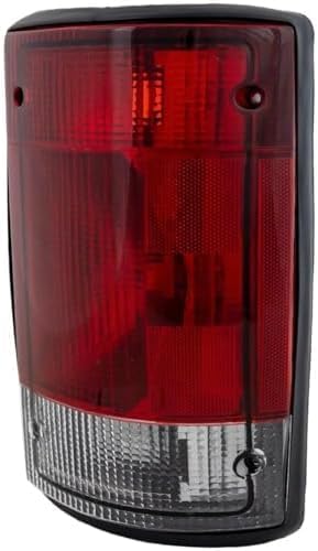 Set of 2 Tail Light Assembly Right Passenger & Left Driver Side Direct Replacement Compatible With 2004-2014 Econoline Van / 2004-2005 Ford Excursion FO2801190 FO2800190 5C2Z13404AA