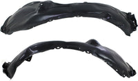 Front Engine Splash Shields Under Cover + Fender Liners Plastic Left Driver & Right Passenger Side Direct Replacement Compatible with 2012-2014 Toyota Camry TO1249160 TO1248160