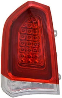 Tail Light Assembly Chrome Interior Right Passenger Side Direct Replacement Compatible With 2015-2022 Chrysler 300 CH2801213 68400290AA