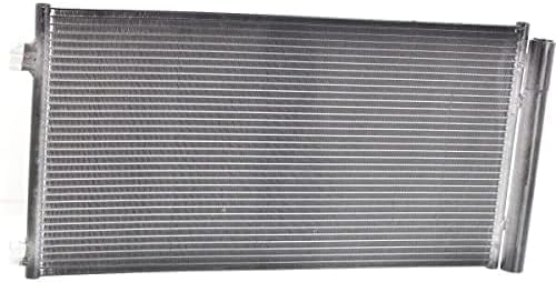 Front A/C Condenser Aluminum Core Direct Replacement Compatible With 2015-2021 Jeep Renegade / 2015-2022 Ram ProMaster City CH3030260 CH3030265 FI3030102 68247204AA 68273402AA