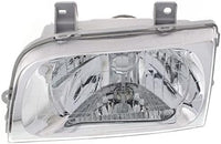 Set Of 2 Front Head Light Assembly Halogen Right Passenger & Left Driver Side Direct Replacement Compatible With 1998-2002 Kia Sportage KI2502104 KI2503104 0K08A51040B 0K08A51030B