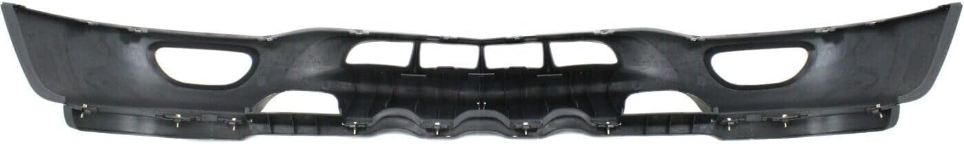 AUTOS PARTS PLUS Front Bumper Lower Valance Panel Textured With Fog Light & Tow Hook Holes Direct Replacement Compatible With 1999-2003 Ford F-Series / 1999-2002 Expedition FO1095181 XL3Z17626BA