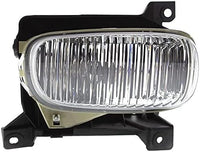 Front Bumper Upper Cover Textured + Fog Lamp Assembly Right Passenger & Left Driver Side Direct Replacement Compatible With 2000-2006 Toyota Tundra TO1000198 TO2592102 TO2593102