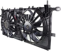 Front Radiator Dual Cooling Fan Assembly Plastic Direct Replacement Compatible with 2006-2009 Chevrolet Uplander GM3115228 15907032-PFM